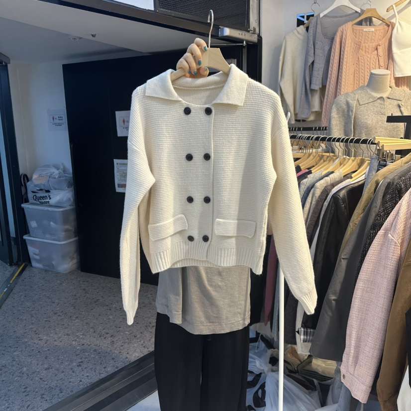 HARU韓國代購㊣女裝新品推薦真品熱賣時尚休閑人氣毛衣開衫HARU毛衣