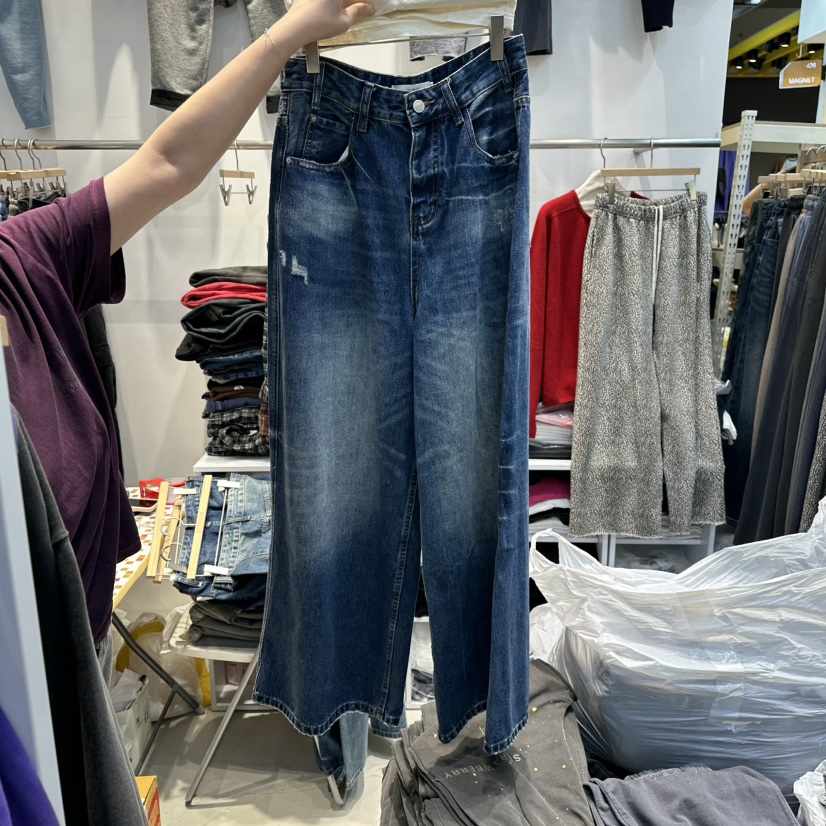 WASHBLUE東大門㊣代購女士新款時尚25秋冬人氣職業推薦牛仔褲WASHBLUE牛仔褲