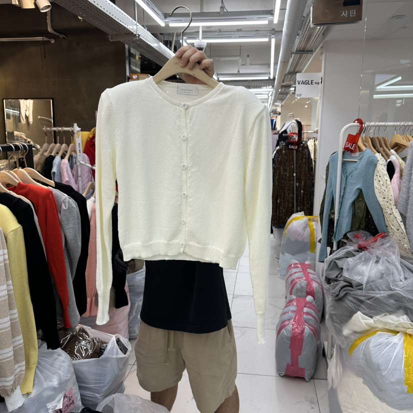 空東大門㊣實拍女裝新品人氣時尚推薦職業熱賣休閑針織衫開衫SAGE BRUSH針織衫