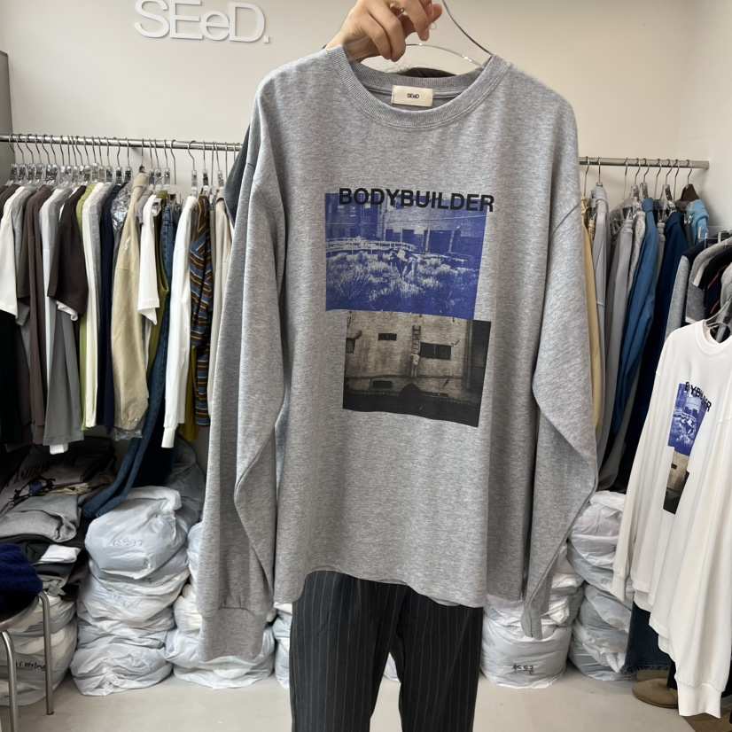 LEESEED-A東大門㊣直郵女士新品人氣休閑推薦25秋冬長袖T恤SEeD/LEESEED長袖T恤