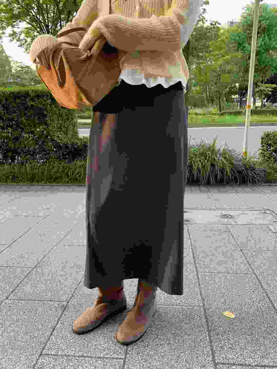 PYT-ot東大門㊣實拍女裝新品真品人氣25秋冬推薦職業休閑長裙pretty young thing長裙