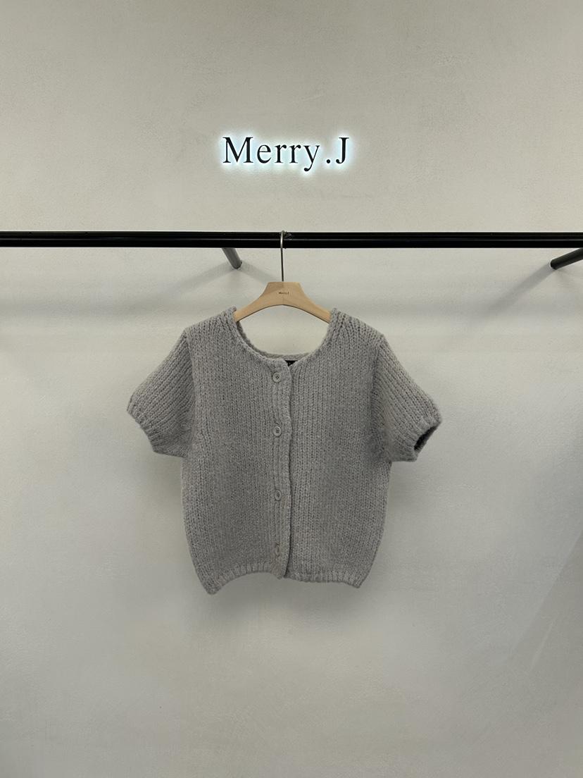 MERRY-J東大門㊣代購女士新品時尚熱賣真品推薦針織衫開襟衫MERRY-J針織衫