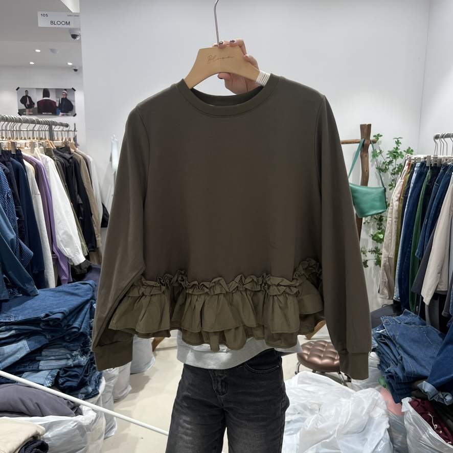 BLOOM韓國直郵㊣女士新品熱賣時尚推薦休閑職業真品長袖T恤BLOOM-S長袖T恤