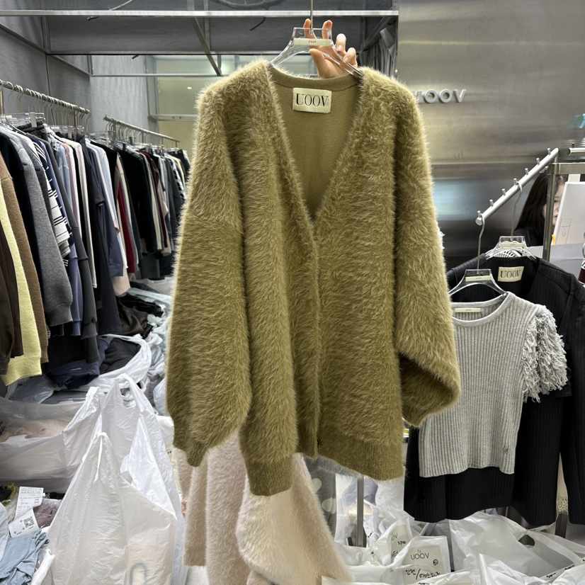 UOOV東大門㊣實拍女裝新品職業25秋冬推薦休閑熱賣時尚針織衫UOOV針織衫