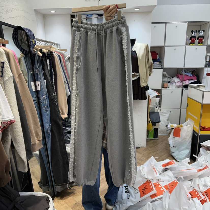 DE LINE東大門㊣實拍女裝新品25秋冬熱賣推薦職業人氣休閑褲DE LINE休閑褲
