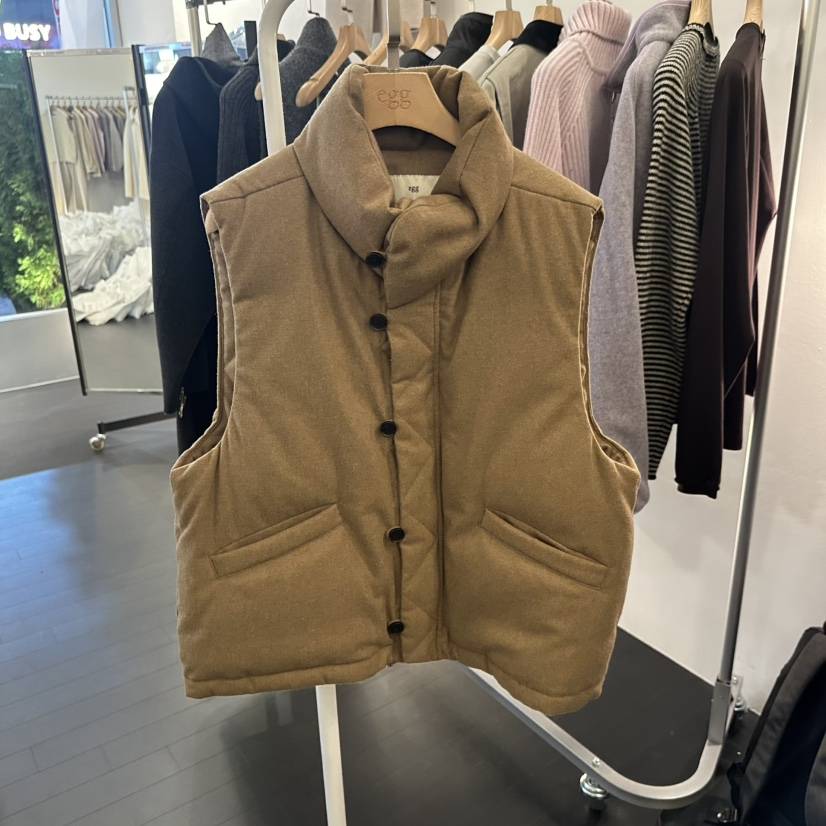 EGG韓國直郵㊣女裝新品25秋冬熱賣職業休閑人氣時尚推薦馬甲EGG馬甲
