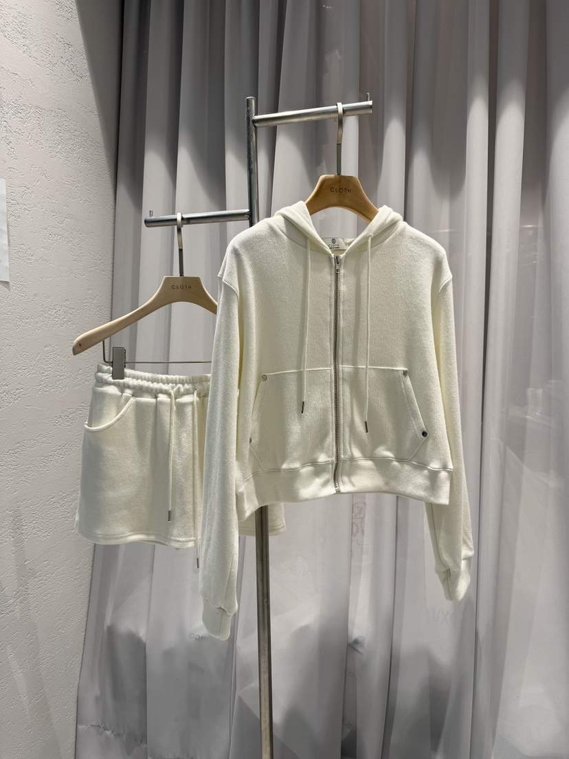 CLOTH韓國直郵㊣女裝新款推薦時尚25秋冬職業真品套裝套裝連帽CLOTH套裝
