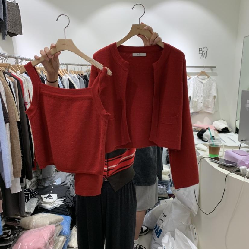 BY BOMI韓國代購㊣女裝新款真品25秋冬熱賣時尚人氣套裝套裝BY BOMI套裝