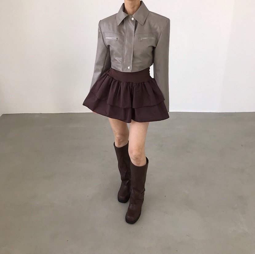 2TWO MOON東大門㊣直郵女士新款25秋冬時尚職業人氣夾克皮革2TWO MOON夾克