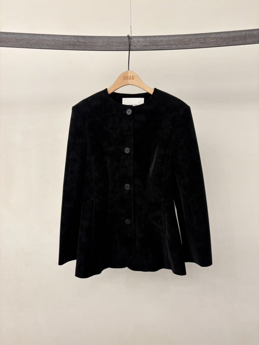 OHAO東大門㊣直郵女裝新品休閑推薦熱賣25秋冬真品時尚夾克OHAO/HA MONG夾克