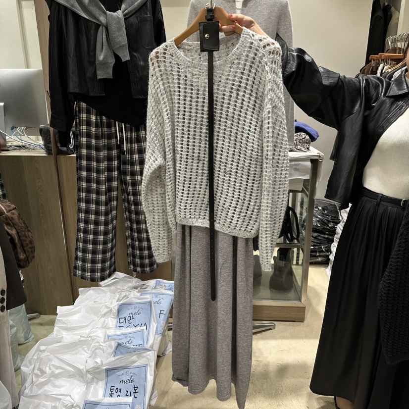 MELO東大門㊣代購女士新款職業真品休閑時尚熱賣套裝含腰帶MELO套裝