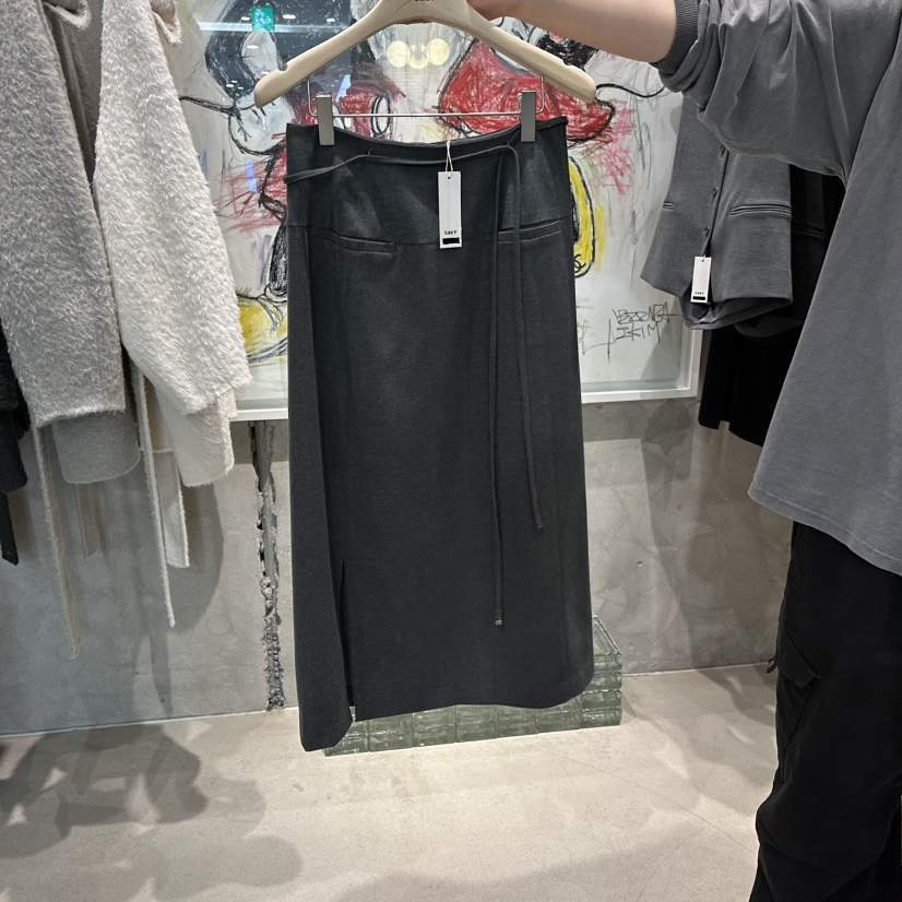 LAMAGIEPIE東大門㊣直郵女裝新款25秋冬真品熱賣推薦時尚長裙LAMAGIE GREY長裙