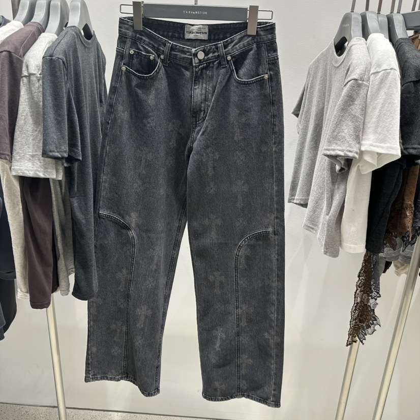 TARABY MOTION韓國直郵㊣女裝新品推薦真品熱賣人氣牛仔褲TARABY MOTION牛仔褲
