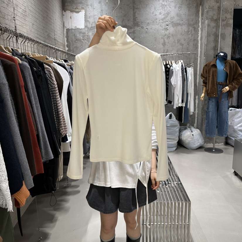 JUNI韓國直郵㊣女裝新品時尚推薦真品職業人氣熱賣25秋冬長袖T恤my juni長袖T恤