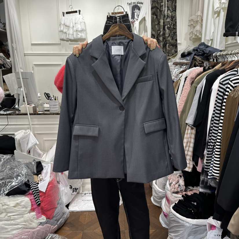 J.RITZY韓國直郵㊣女裝新品時尚休閑人氣職業真品夾克寬松J.RITZY夾克