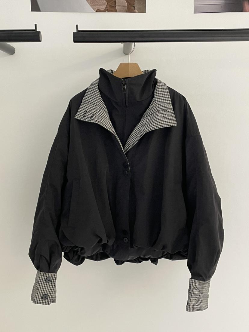BUTTER-P東大門㊣直郵女士新款時尚真品推薦短款羽絨服拉鏈鴨BUTTER-P短款羽絨服