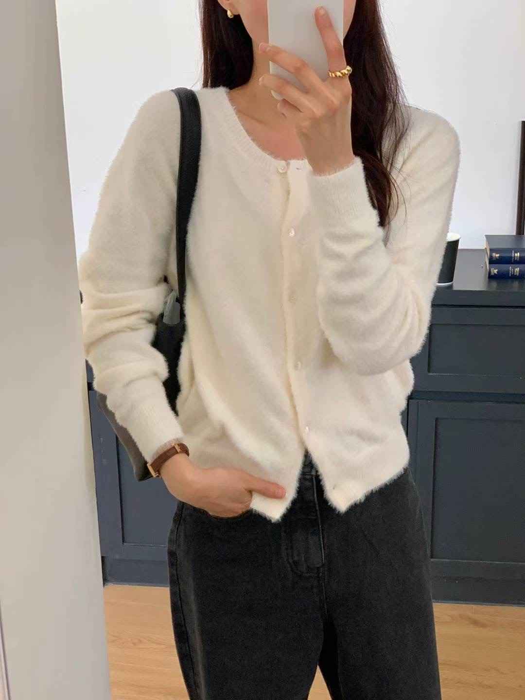 SUNDAY韓國代購㊣女裝新品25秋冬休閑推薦熱賣真品職業針織衫SUNDAY針織衫