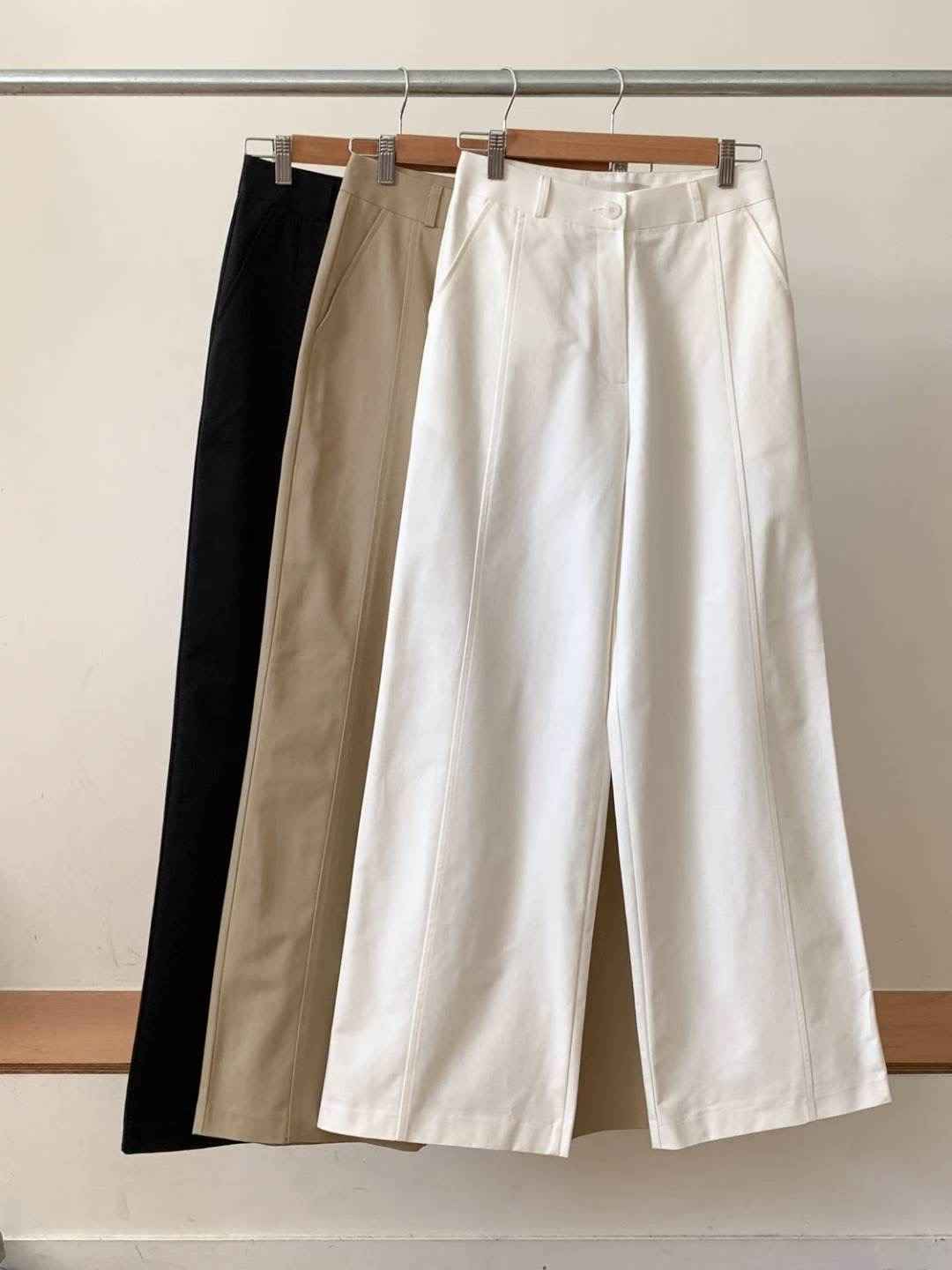 SUNDAY韓國代購㊣女士新品人氣職業25秋冬休閑褲不含腰帶棉SUNDAY休閑褲