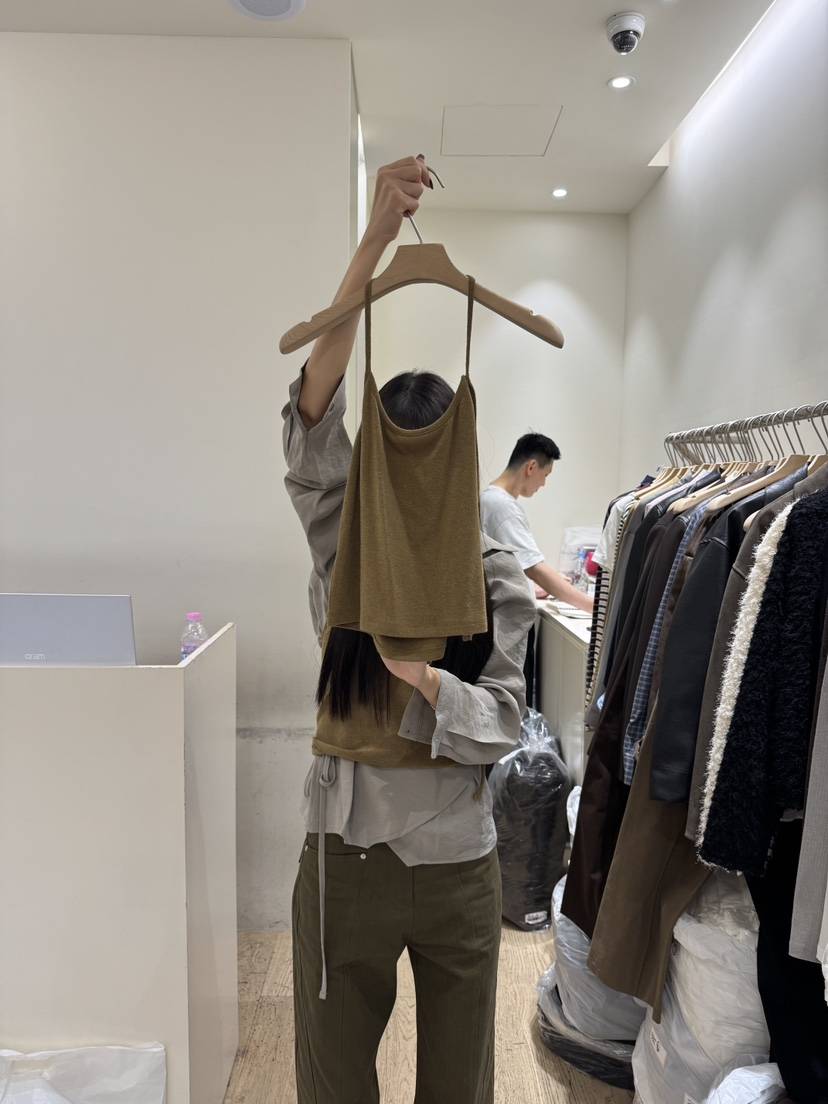 FLOWER-L東大門㊣直郵女士新款時尚休閑職業真品25秋冬吊帶背心FLOWER-L吊帶/背心