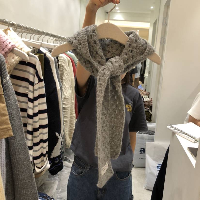 ASOME東大門㊣實拍女裝新品熱賣人氣時尚推薦帽子手工圍巾連帽A.SOME帽子