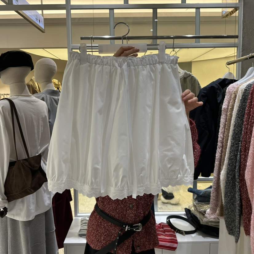 MIXXIN韓國代購㊣女裝新品時尚真品推薦熱賣人氣休閑裙褲蕾絲MIXXIN裙褲