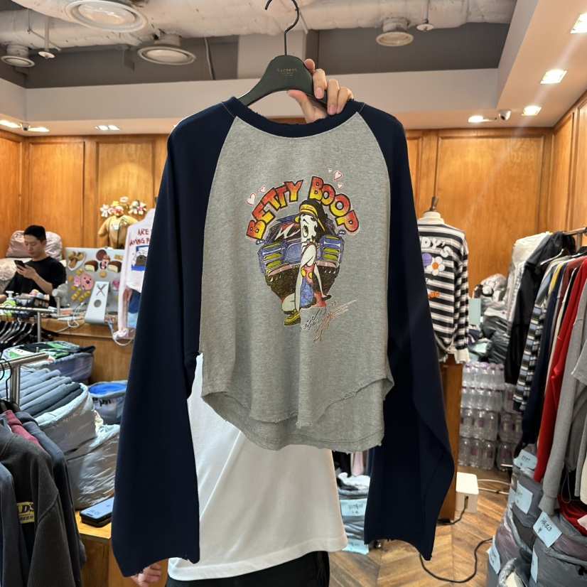 GARMENT-P東大門㊣直郵女士新款休閑25秋冬時尚推薦長袖T恤GARMENT長袖T恤