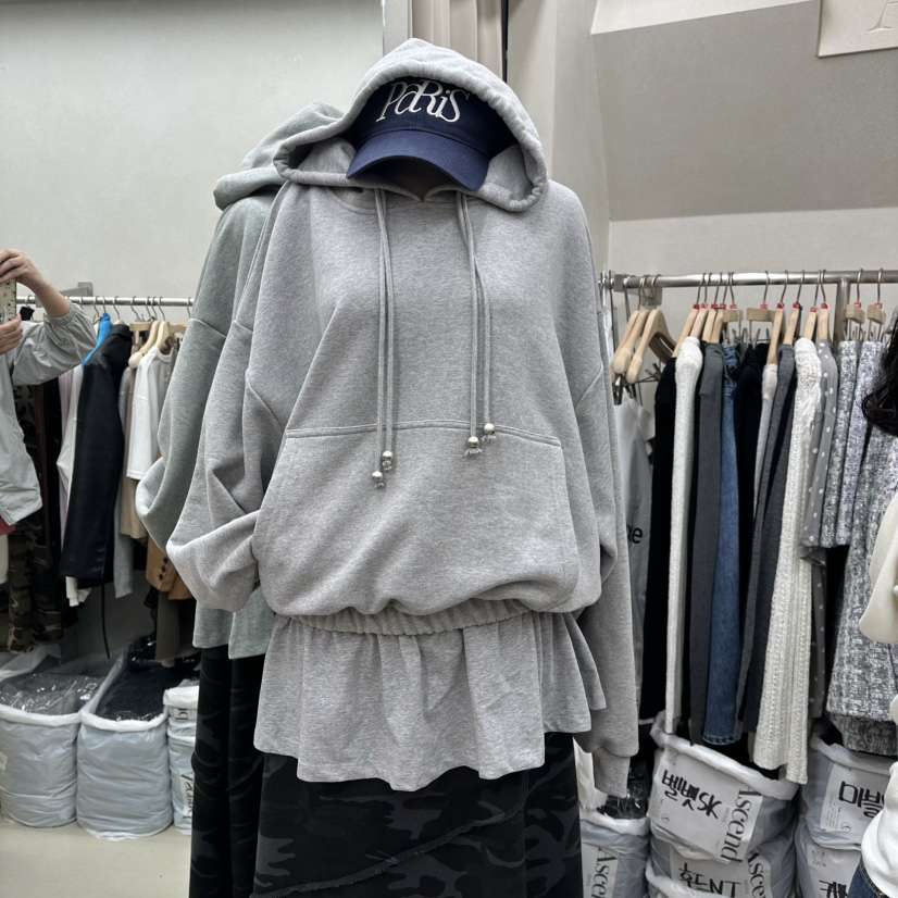 ASCEND東大門㊣實拍女裝新款熱賣職業真品25秋冬衛衣假兩件連帽ASCEND衛衣