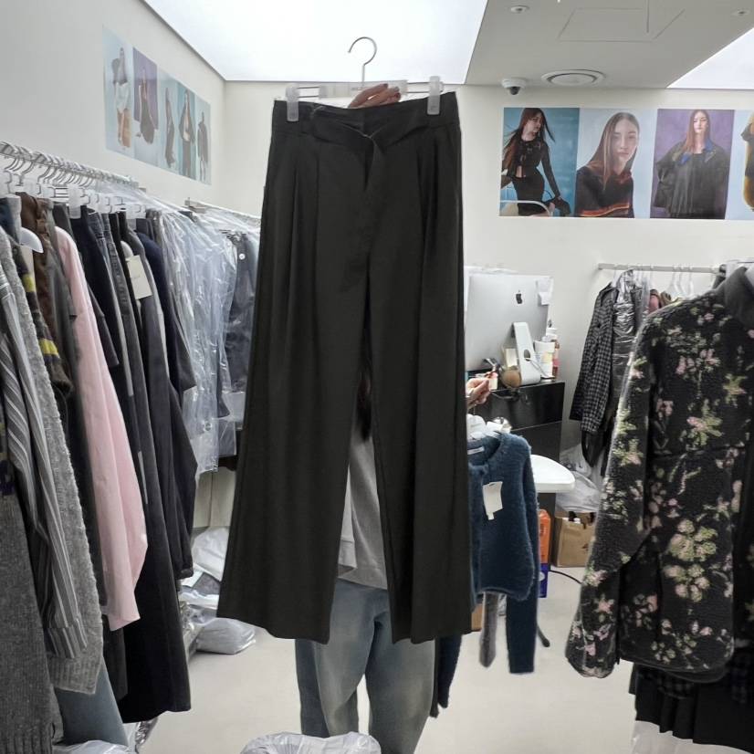 SOLD OUT東大門㊣實拍女士新款熱賣真品推薦人氣休閑褲含腰帶SOLD OUT休閑褲