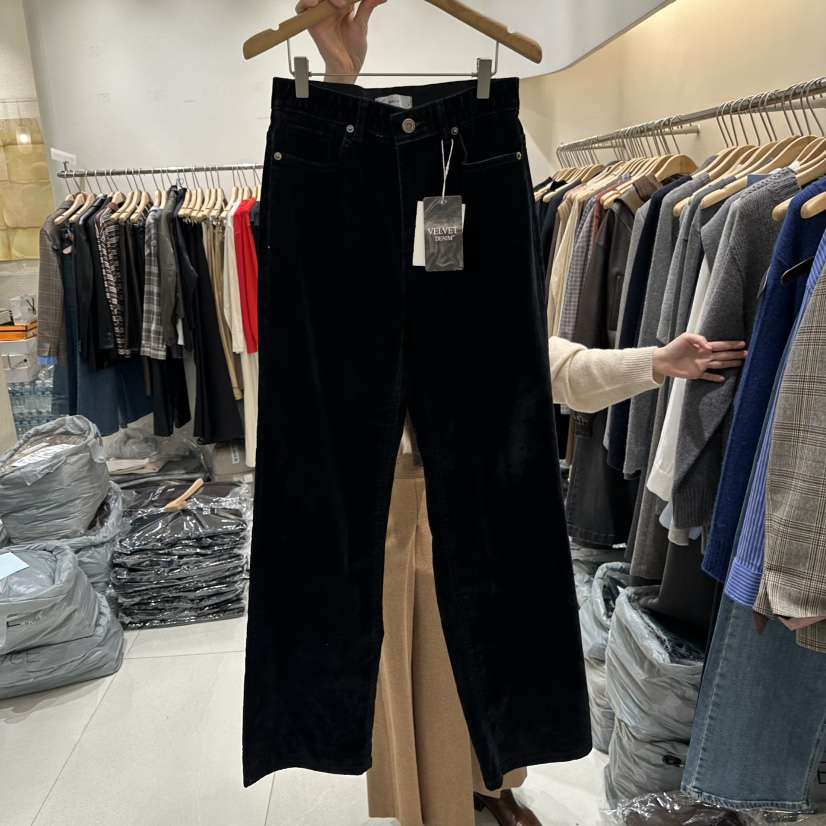 BLUEI-D韓國直郵㊣女裝新品人氣25秋冬時尚休閑職業牛仔褲Blue i-d牛仔褲
