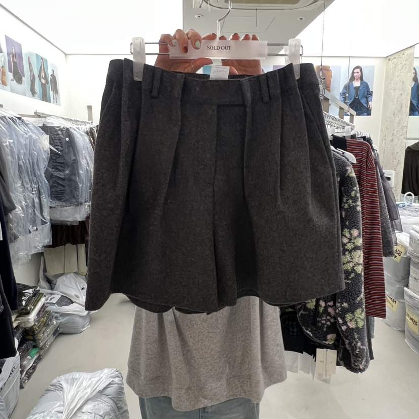 SOLD OUT東大門㊣直郵女裝新款25秋冬人氣休閑時尚真品短褲SOLD OUT短褲