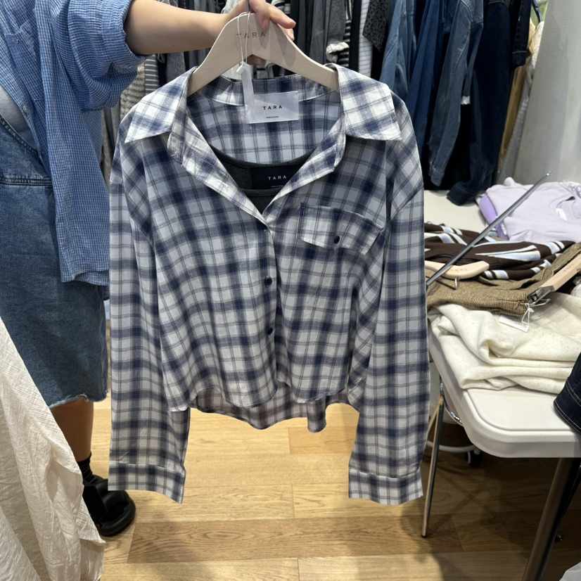TARA東大門㊣代購女士新品休閑熱賣職業25秋冬推薦襯衫蕾絲衫TARA襯衫/蕾絲衫