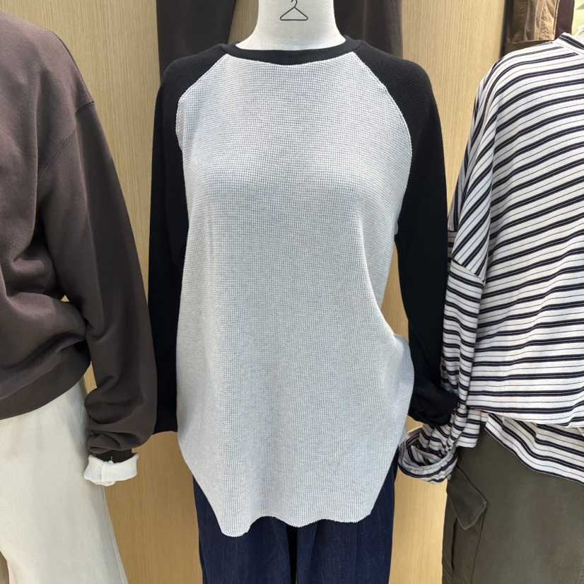 OTGEULY東大門㊣實拍女士新品人氣職業時尚熱賣休閑長袖T恤OTGEULY/衣架牌長袖T恤