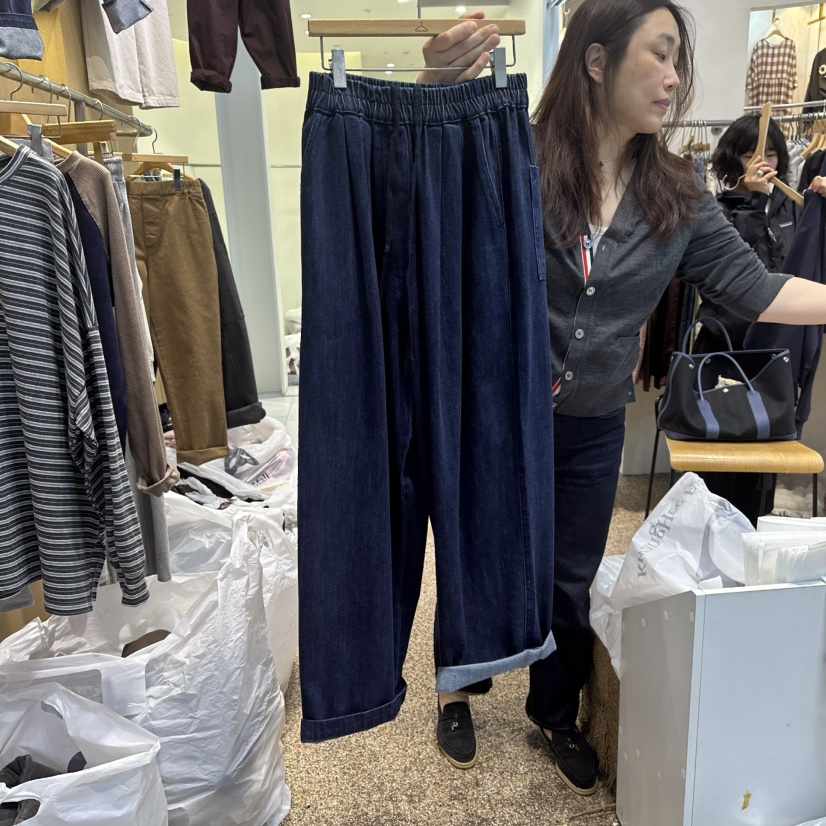 OTGEULY韓國代購㊣女士新款職業推薦熱賣25秋冬時尚人氣休閑褲OTGEULY/衣架牌休閑褲