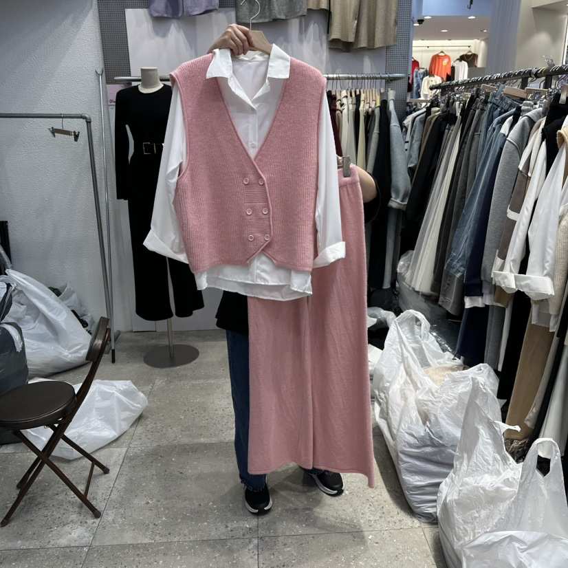 BLOOM韓國代購㊣女士新款職業休閑人氣25秋冬推薦套裝套裝雙面BLOOM-Q套裝