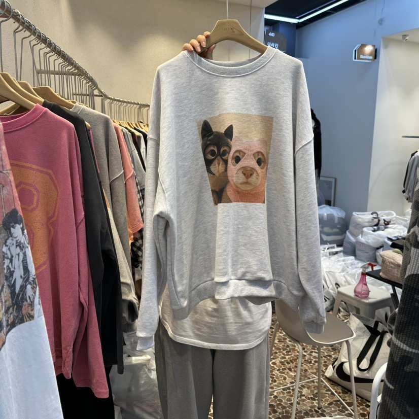 THE LINE-Q東大門㊣代購女士新品時尚職業休閑熱賣真品衛衣THE LINE-Q衛衣