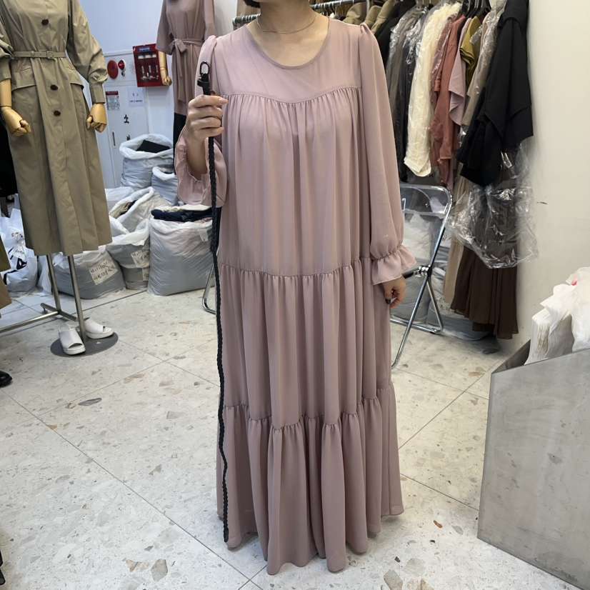 MARIGOLD東大門㊣直郵女士新品熱賣25秋冬休閑連衣裙含腰帶MARIGOLD連衣裙