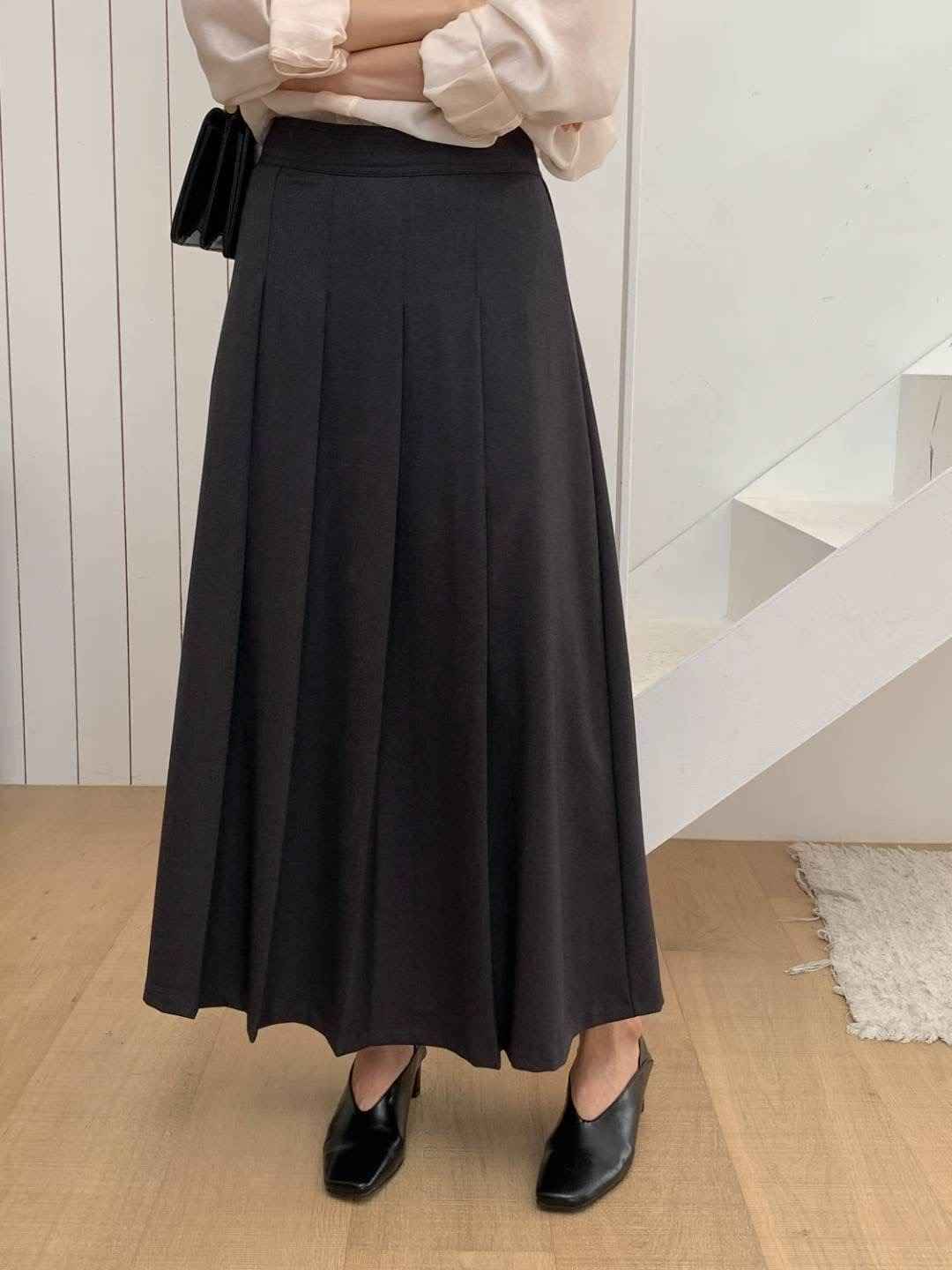 SUNDAY韓國代購㊣女士新品25秋冬熱賣時尚推薦職業人氣長裙SUNDAY長裙