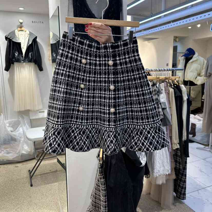 BELITA東大門㊣實拍女士新品熱賣職業25秋冬真品時尚人氣短裙BELITA短裙