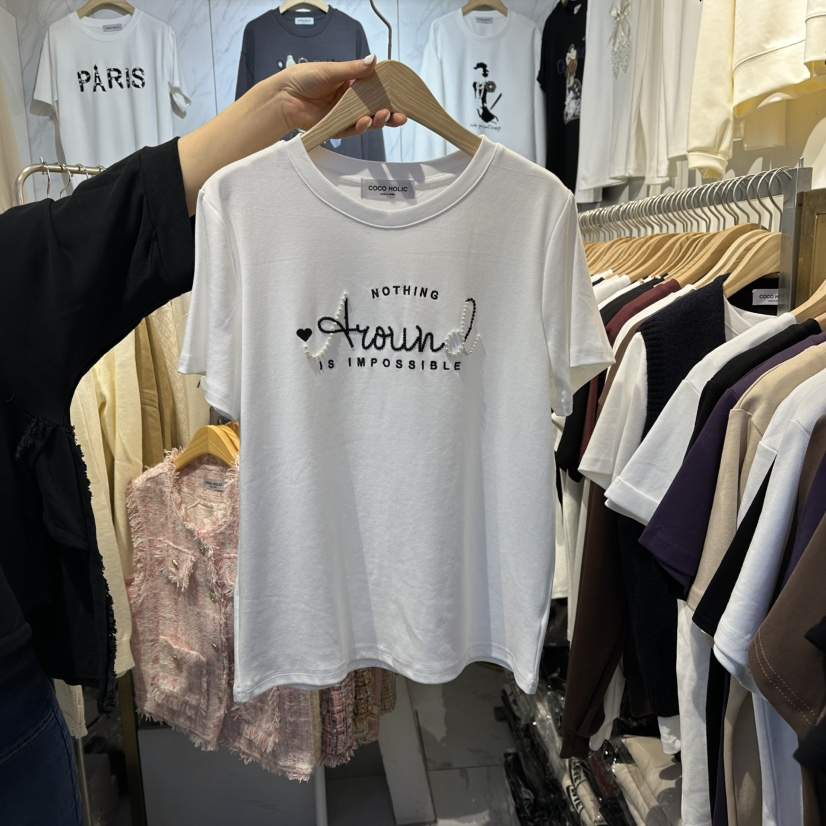 COCO HOLIC韓國直郵㊣女裝新品真品職業休閑熱賣推薦人氣T恤COCO HOLICT恤