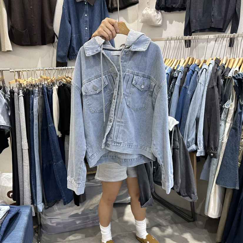 HIPTIQUE韓國直郵㊣女士新品真品熱賣職業休閑25秋冬夾克兜帽HIPTIQUE夾克