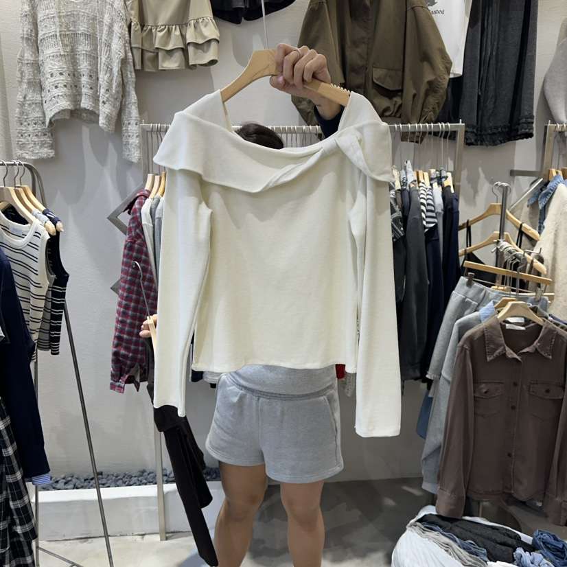 HIPTIQUE東大門㊣直郵女裝新款25秋冬職業人氣熱賣推薦長袖T恤HIPTIQUE長袖T恤