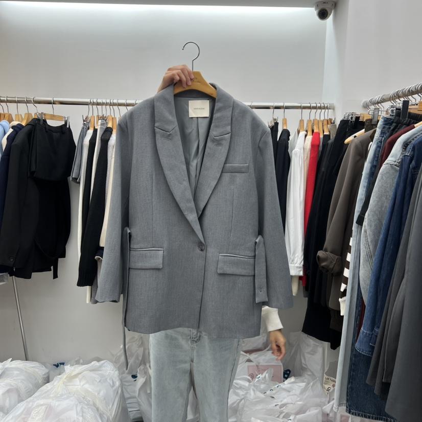 DRESS ROOM韓國直郵㊣女士新款職業休閑真品推薦25秋冬夾克DRESS ROOM夾克