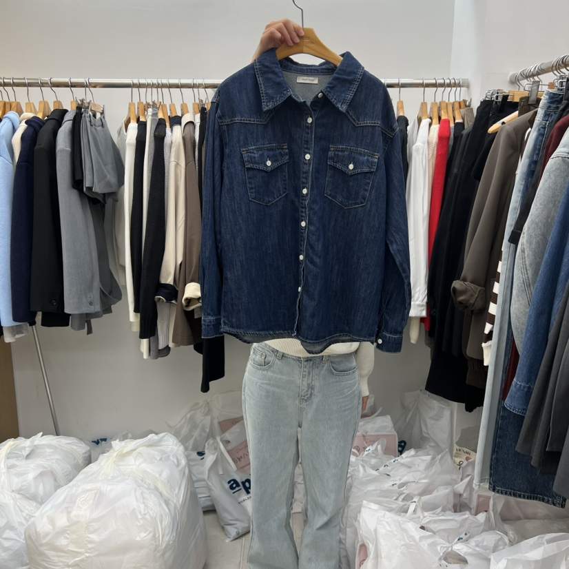 DRESS ROOM東大門㊣代購女裝新款推薦時尚25秋冬襯衫蕾絲衫DRESS ROOM襯衫/蕾絲衫