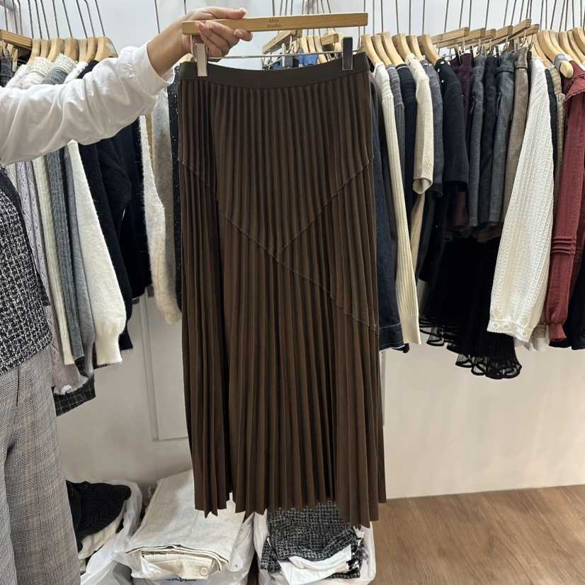 ABLESTUDIO東大門㊣實拍女裝新品25秋冬職業時尚真品推薦長裙ABLESTUDIO長裙