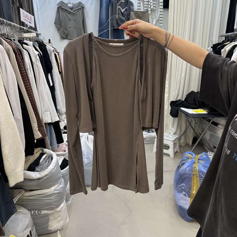 BILLION-L東大門㊣實拍女裝新款職業推薦25秋冬套裝兩件套BILLION-L套裝