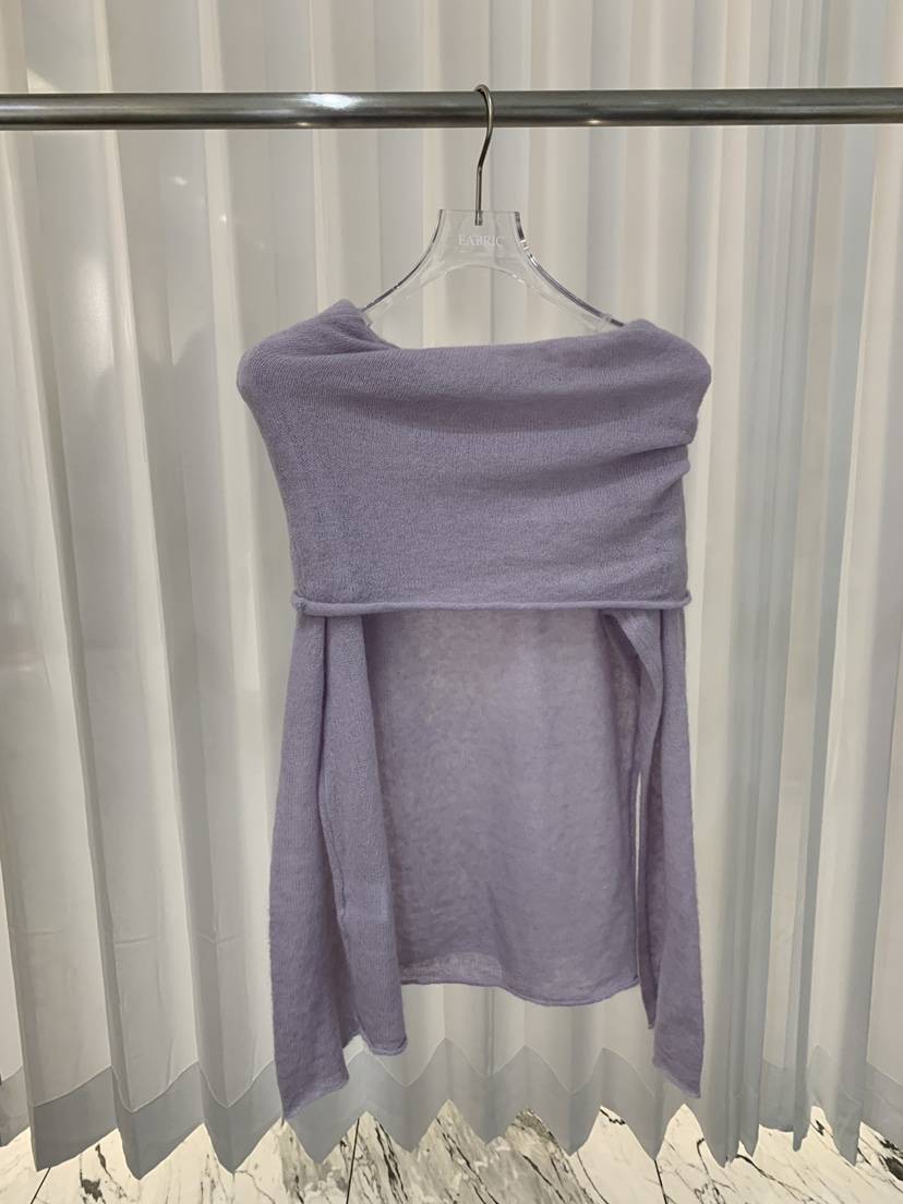 FABRIC東大門㊣實拍女裝新品職業推薦熱賣25秋冬針織衫羊駝FABRIC針織衫
