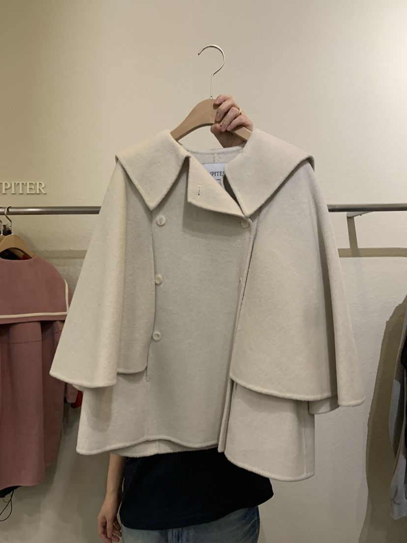 JUPITER東大門㊣代購女裝新品熱賣時尚真品休閑人氣短款大衣JUPITER短款大衣