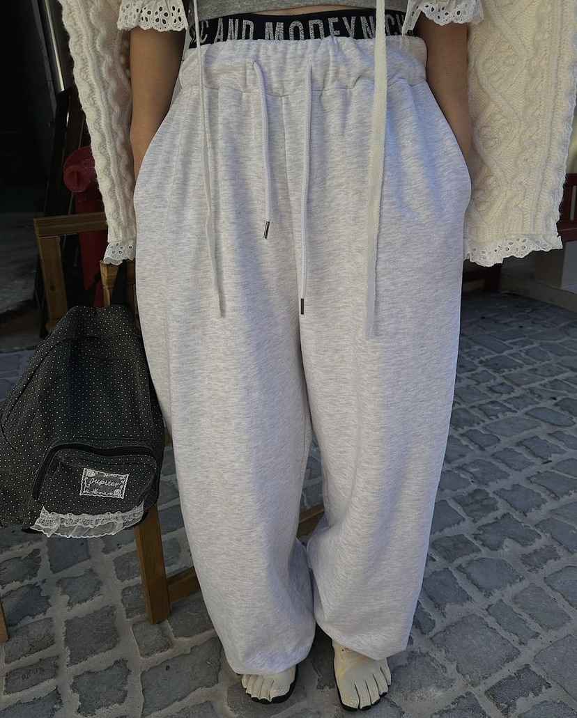 OKIE韓國代購㊣女裝新款職業25秋冬推薦休閑熱賣休閑褲綁帶OKIE休閑褲