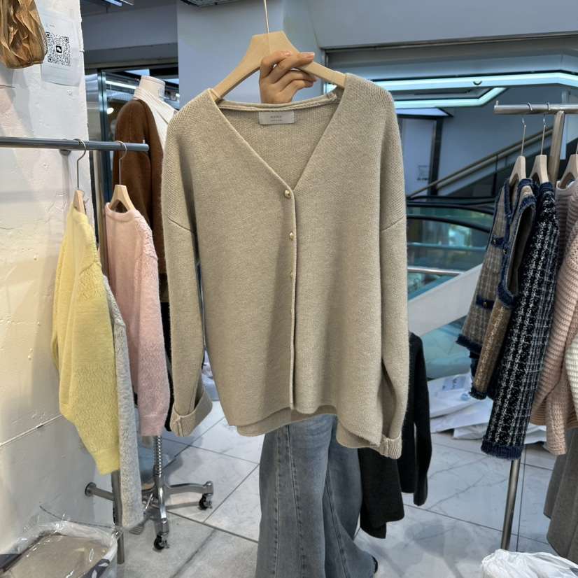 FLY FLY韓國直郵㊣女士新款人氣推薦熱賣毛衣不含內搭開衫FLY FLY毛衣