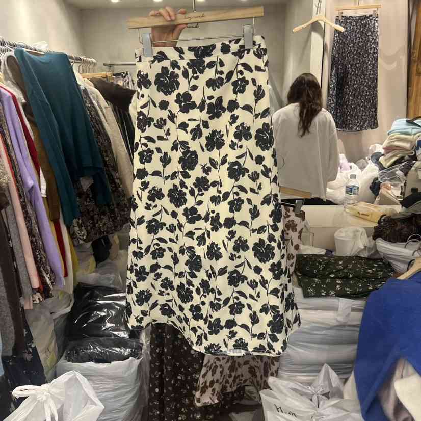 LOGROAD韓國代購㊣女士新品職業人氣真品時尚熱賣半身裙中短裙LOG ROAD半身裙/中短裙